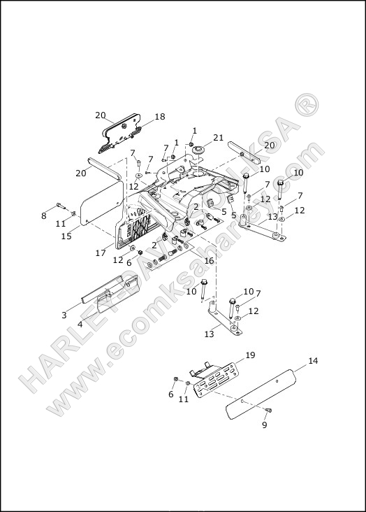 LICENSE PLATE BRACKETS - XG750A